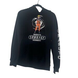 Naruto Uzumaki Black Hoodie Small